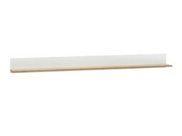 Wandplank Elbsori 126 (Wit + Wotan eik)