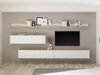 Wandplank Elbsori 126 (Wit + Wotan eik)