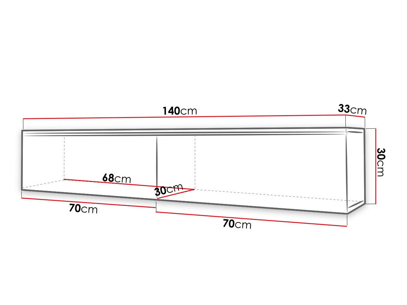 TV-bord Sarasota 163