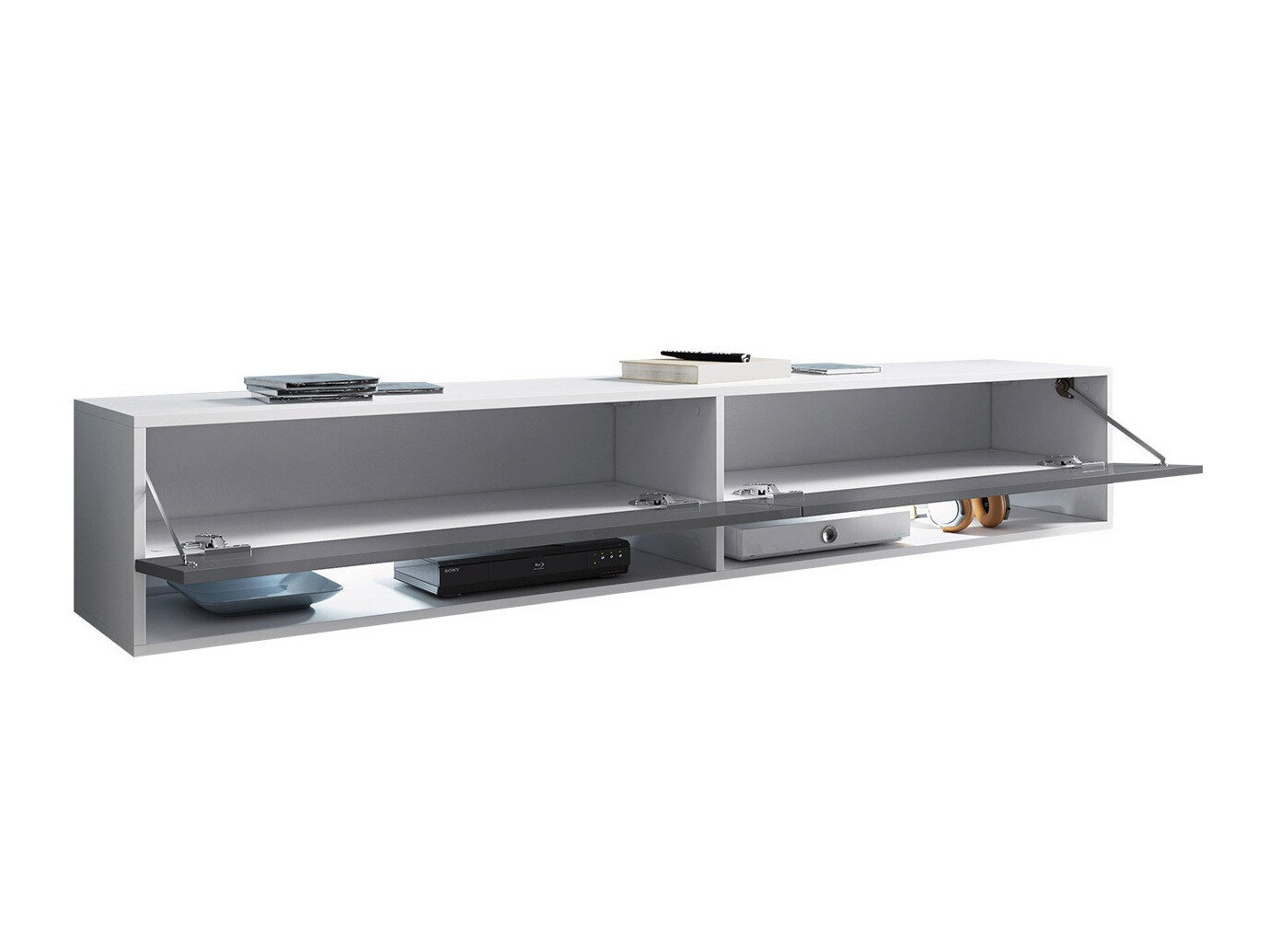 TV-meubel Sarasota 119 (Grafiet + Zwart)