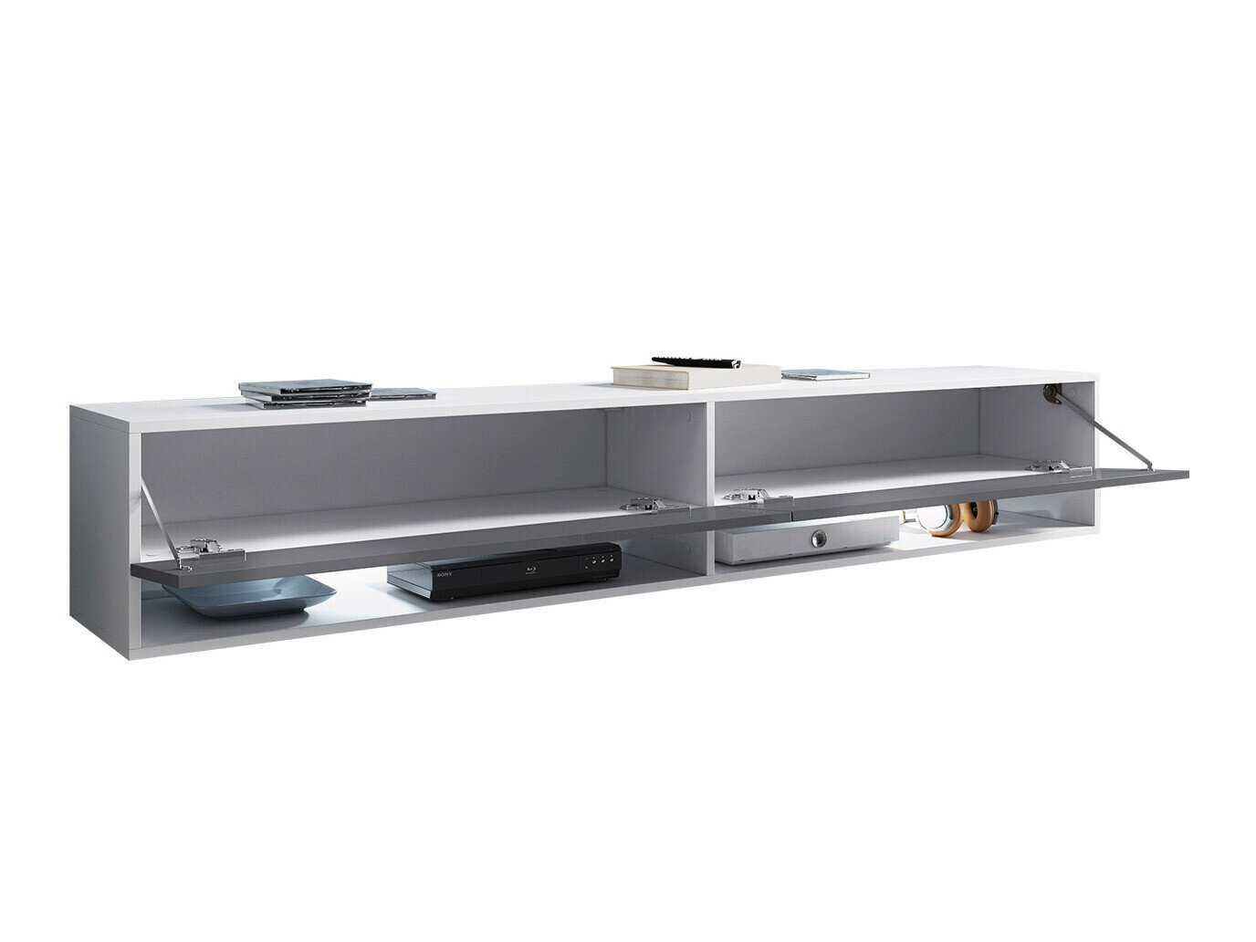 TV-meubel Sarasota 119 (Zwart + Grafiet)