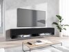 TV-meubel Sarasota 119 (Zwart + Grafiet)