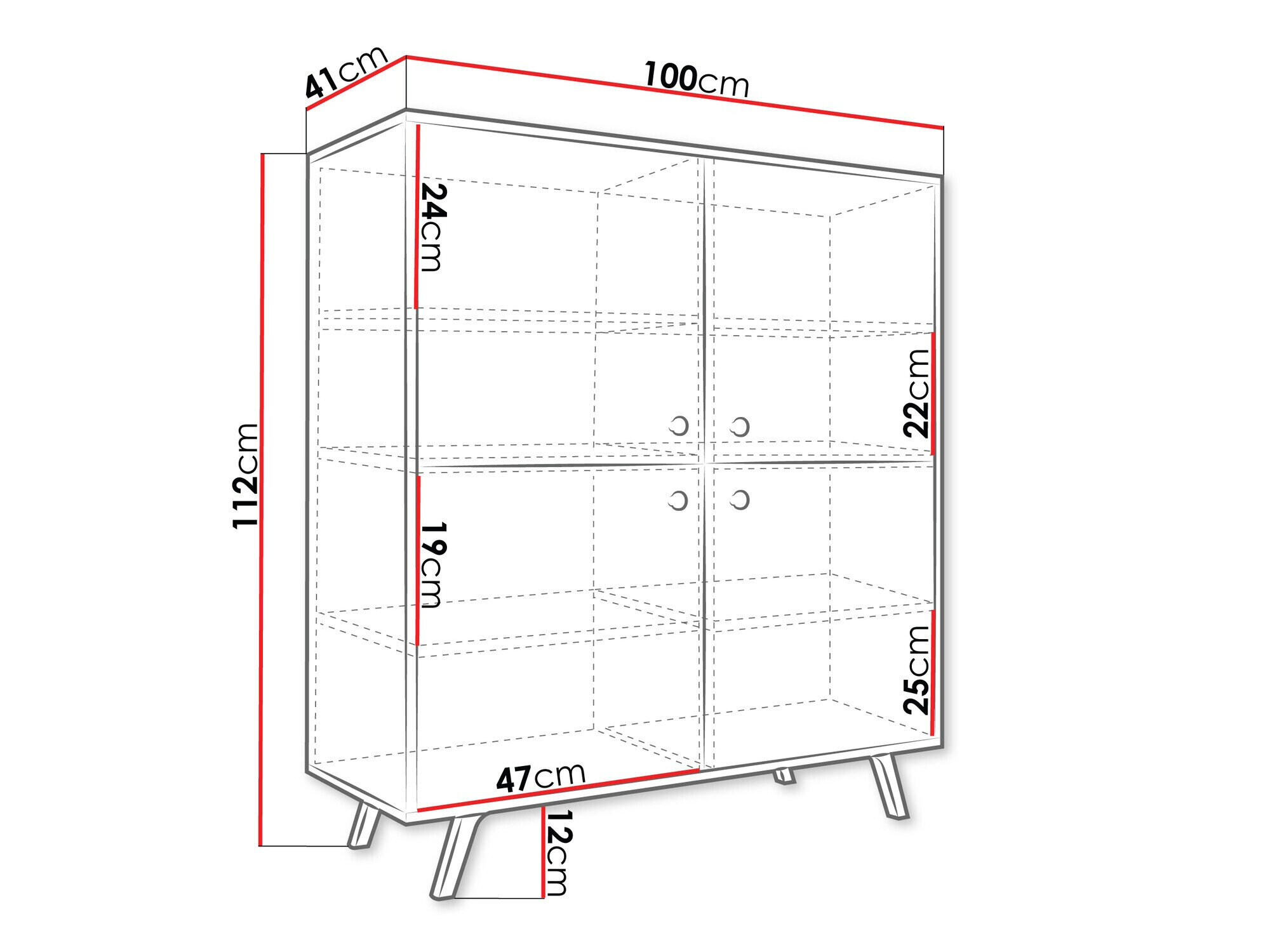 Skænk Monfera 103 (Sort)