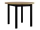 Table Victorville 355 (Chêne Artisan + Noir)