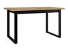 Tafel Victorville 353 (Artisan eiken + Zwart)