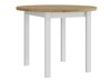 Tafel Victorville 355 (Artisan eiken + Wit)