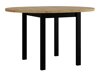 Tafel Victorville 355 (Artisan eiken + Zwart)