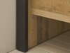 Bed Cirtale 109 (Verouderd hout + Antraciet)