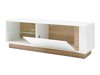 TV-bord Veropho 102 (Glansfuld hvid + Grandson eg)