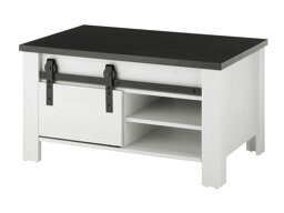 Salontafel Cirtale 111 (Antraciet + Gebleekt grenen)