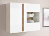 Wandkast Veropho 105 (Glanzend wit + Kleinzoon eik)