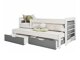 Bed Henderson 127 (Wit + Grijs)