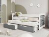 Bed Henderson 127 (Wit + Grijs)