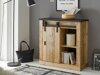 Dressoir Cirtale 119 (Verouderd hout + Antraciet)