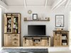 Dressoir Cirtale 119 (Verouderd hout + Antraciet)