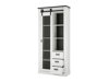 Boekenkast Cirtale 121 (Gebleekt grenen + Antrahite)