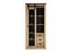 Boekenkast Cirtale 121 (Verouderd hout + Antraciet)