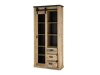 Boekenkast Cirtale 121 (Verouderd hout + Antraciet)