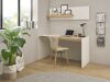 Conjunto para oficina en casa Elbsori 157 (Blanco + Roble wotan)