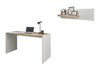 Conjunto para oficina en casa Elbsori 157 (Blanco + Roble wotan)