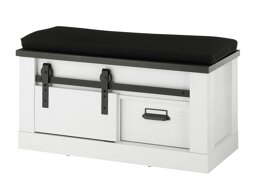 Dulap pantofi Cirtale 125 (Antracit + Pin albit)