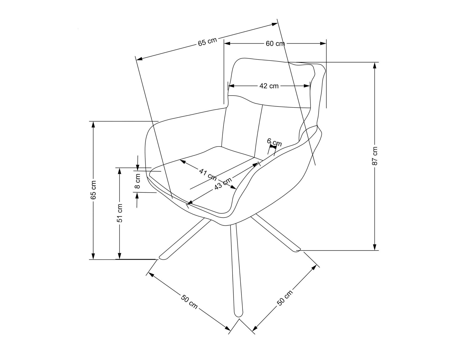 Stol Houston 1564 (Grøn)