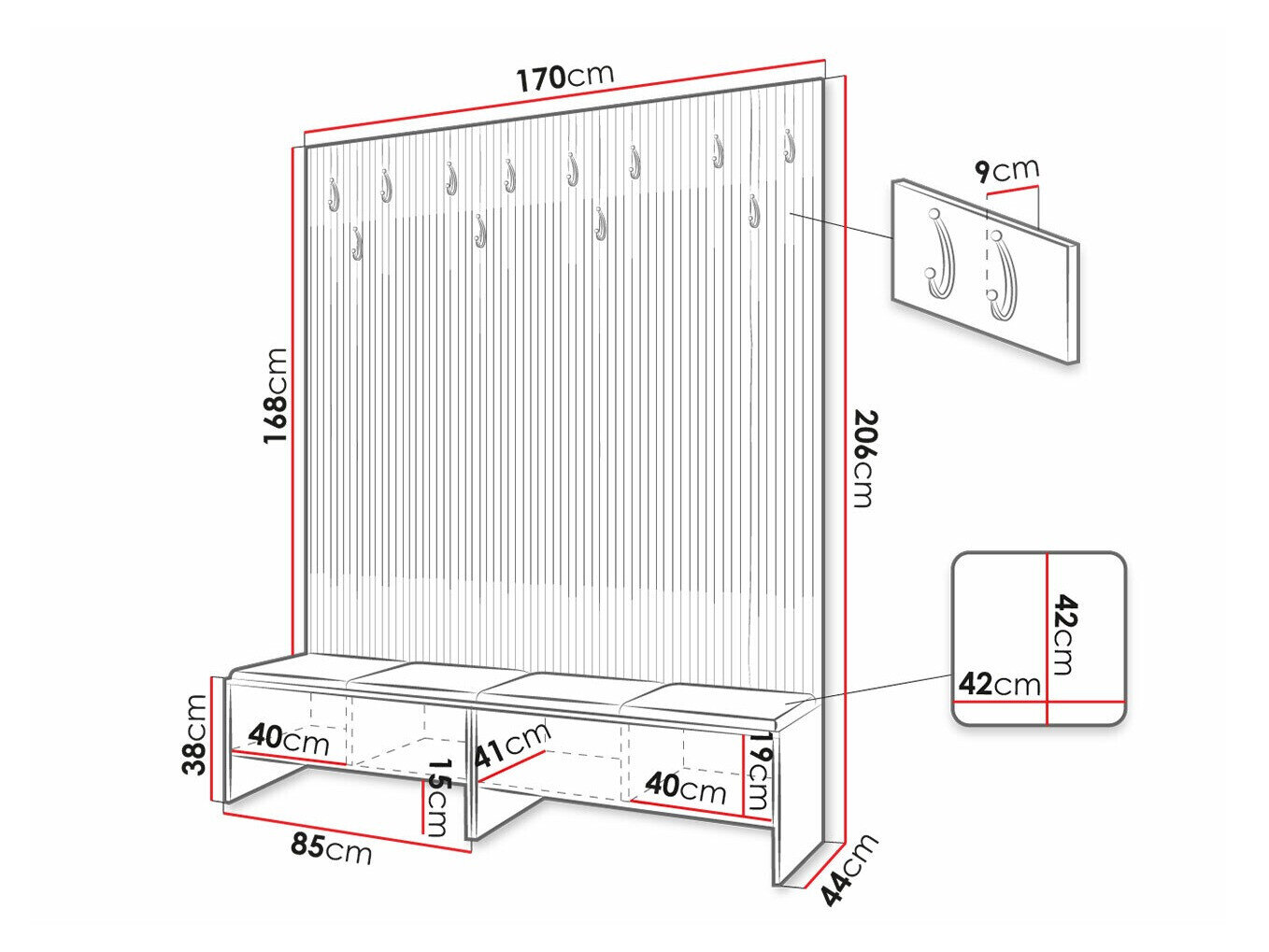 Entrésæt Donio V (Artisan eg + Manila 26)