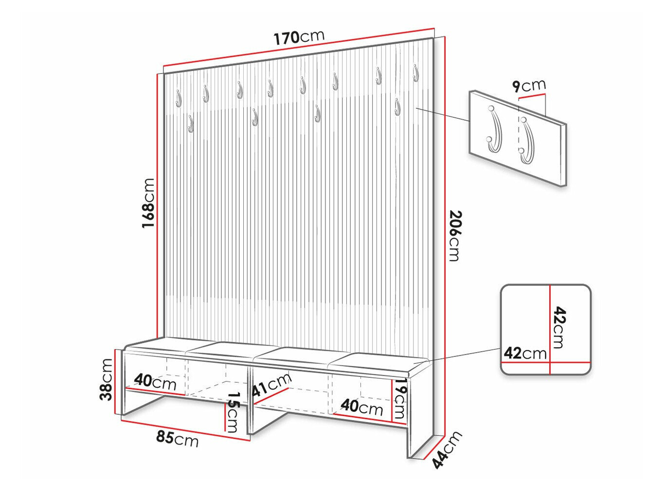Entrésæt Donio V (Artisan eg + Manila 32)