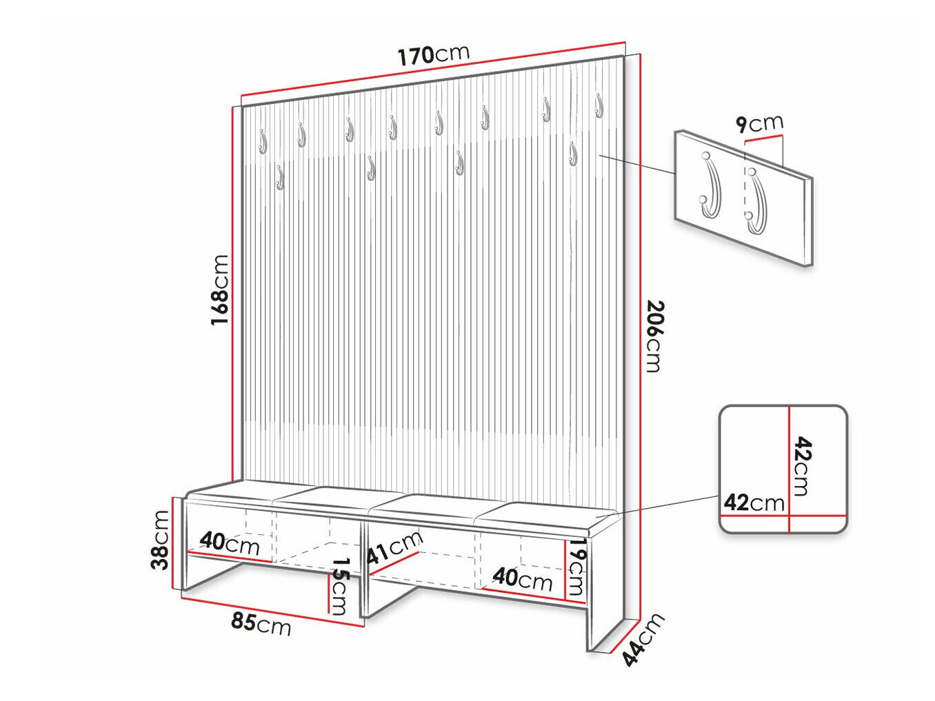 Entrésæt Hartford 485 (Artisan eg + Manila 02)