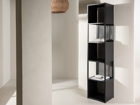 Boekenkast Dallas 4366 (Zwart)