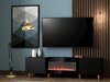 TV-meubel Dicto II (Zwart + Gouden)