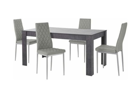 Set de mese Denton 600 (Gri + Argint)