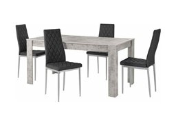 Set de mese Denton 601 (Negru + Argint)