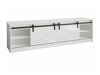 TV-meubel Charlotte 165 (Wit + Glanzend wit)