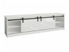 TV-meubel Charlotte 165 (Zwart + Glanzend zwart)