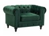 Chesterfield krēsls Cirdoro 102 (Zaļš)