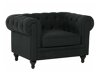 Chesterfield krēsls Cirdoro 102 (Grafīts)