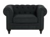Chesterfield krēsls Cirdoro 102 (Grafīts)