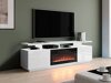 TV-meubel Figura I (Wit + Glanzend wit)