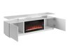 TV-meubel Figura I (Wit + Glanzend wit)