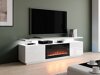 TV-meubel Figura I (Wit + Glanzend wit)