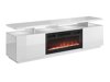 TV-meubel Figura I (Wit + Glanzend wit)