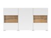 Aparador Revmiru 102 (Blanco + Roble wotan)