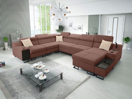 Sarokkanapé Sarasota 160 (Uttario Velvet 2955 + Uttario Velvet 2978)