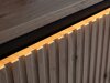 Dressoir Fernolu 102 (Artisan eiken + Zwart)