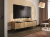 TV-meubel Fernolu 104 (Artisan eiken + Zwart)