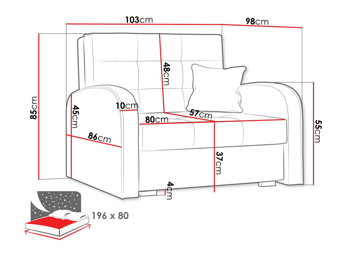 Lænestol Silona I (Aragon 20)