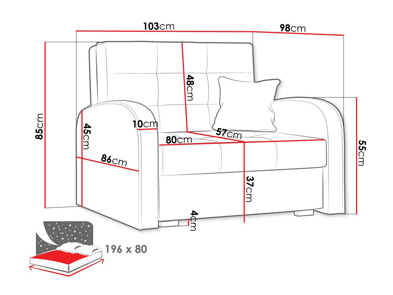 Lænestol Silona I (Aragon 90)