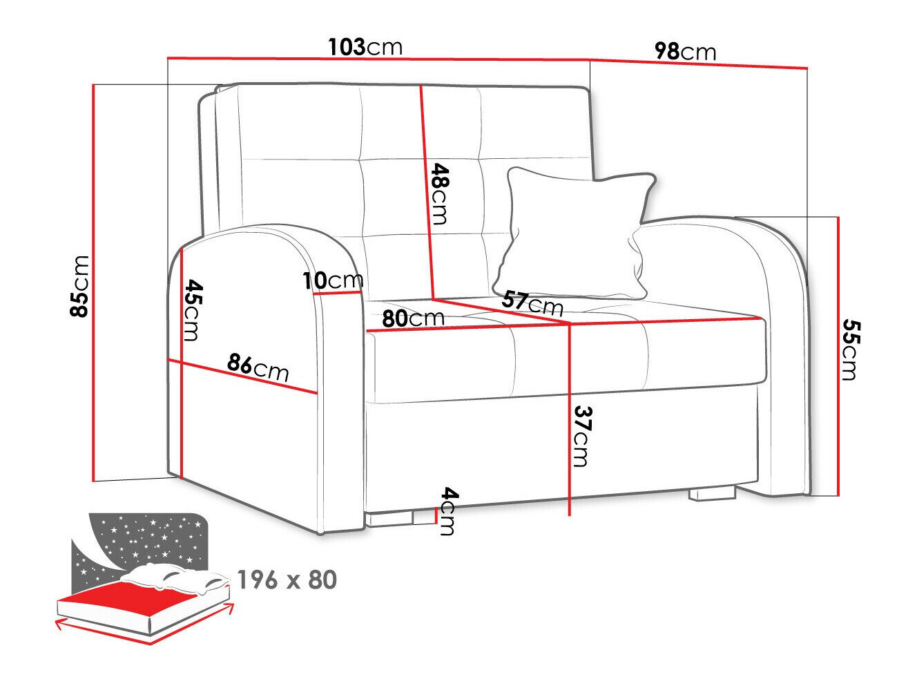Lænestol Silona I (Aragon 93)