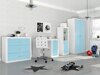 Skrivebord Tentive 102 (Hvid + Blå)